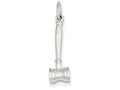 FJC Finejewelers Sterling Silver Gavel Charm