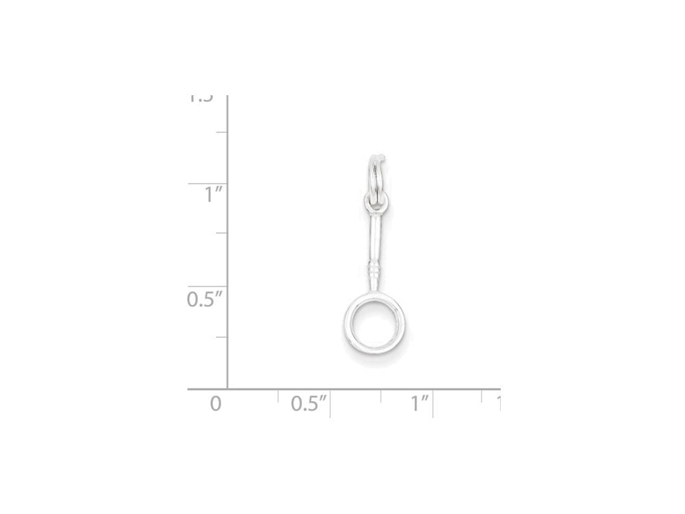 FJC Finejewelers Sterling Silver Magnifying Glass Charm