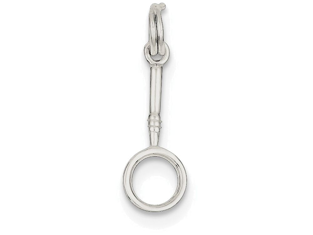 FJC Finejewelers Sterling Silver Magnifying Glass Charm