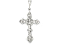 FJC Finejewelers Sterling Silver Inri Cross Pendant Necklace - Chain Included