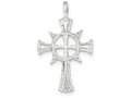 FJC Finejewelers Sterling Silver Iona Cross Pendant Necklace - Chain Included