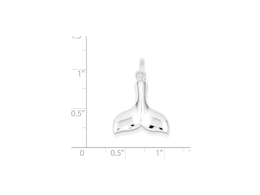 FJC Finejewelers Sterling Silver Whale Tail Charm