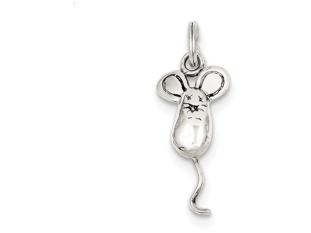 FJC Finejewelers Sterling Silver Mouse Charm