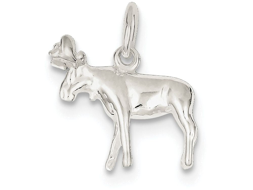 FJC Finejewelers Sterling Silver Moose Charm