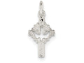 FJC Finejewelers Sterling Silver Dove Cross Charm