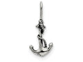 FJC Finejewelers Sterling Silver Antiqued Anchor And Rope Pendant Necklace - Chain Included