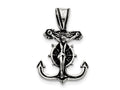 FJC Finejewelers Sterling Silver Antiqued Mariner's Crucifix Pendant Necklace - Chain Included