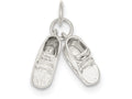 FJC Finejewelers Sterling Silver Baby Shoes Charm