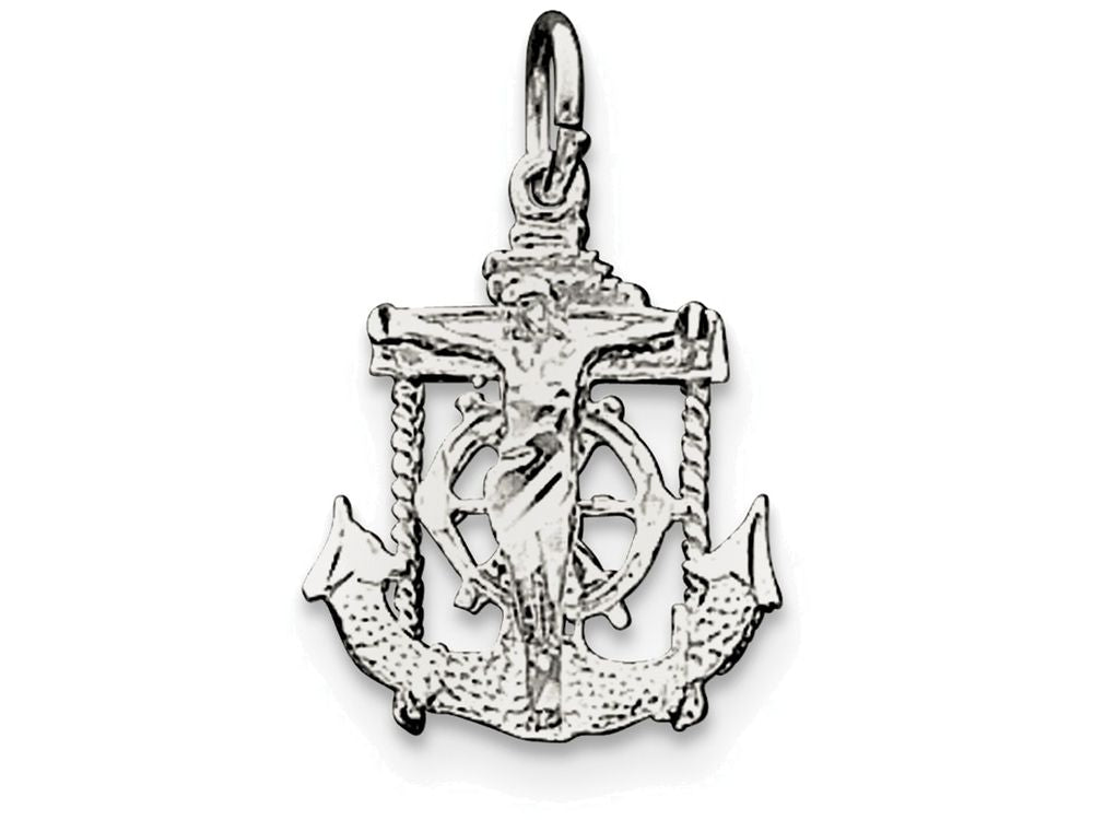 FJC Finejewelers Sterling Silver Mariner Cross Pendant Necklace - Chain Included
