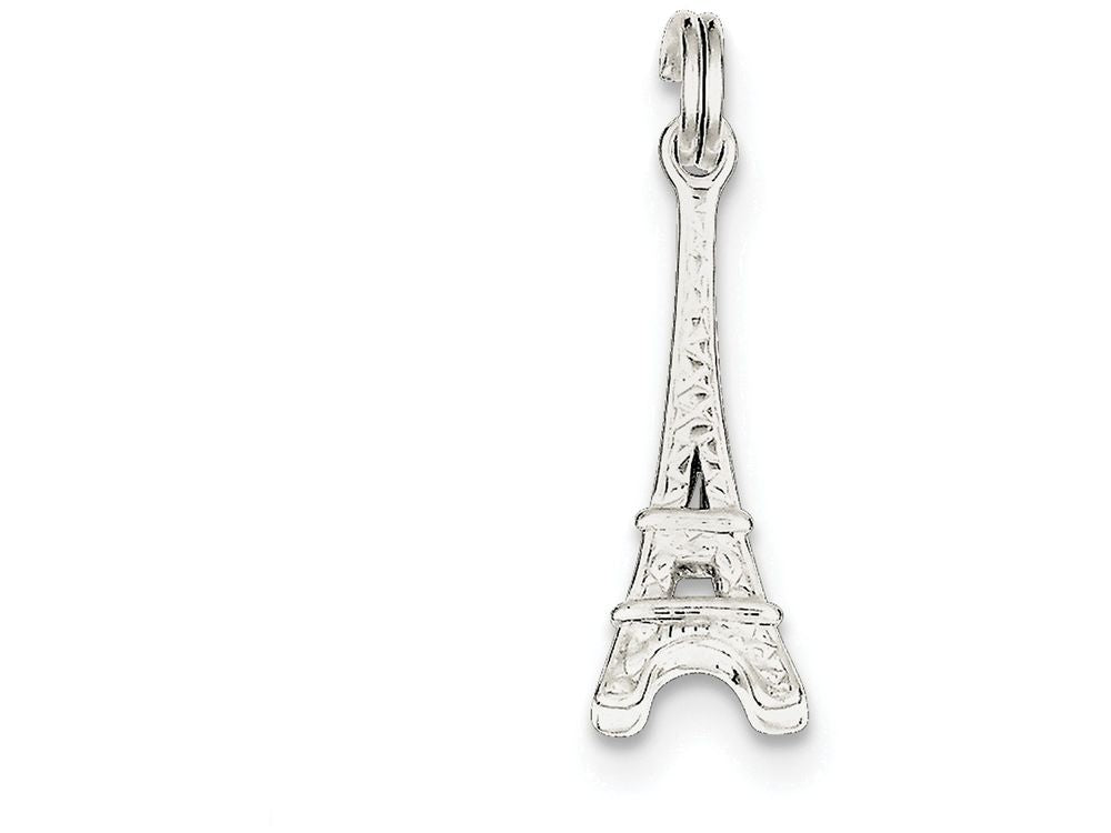 FJC Finejewelers Sterling Silver Eiffel Tower Charm