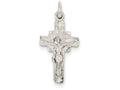 FJC Finejewelers Sterling Silver Crucifix Pendant Necklace - Chain Included
