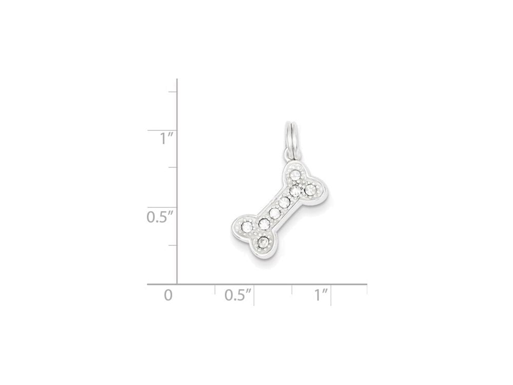 FJC Finejewelers Sterling Silver Dog Bone Charm