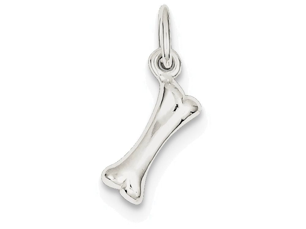 FJC Finejewelers Sterling Silver Polished Bone Charm