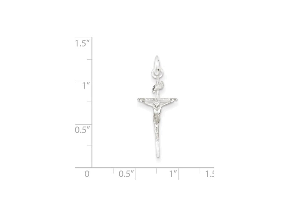 FJC Finejewelers Sterling Silver Inri Crucifix Pendant Necklace - Chain Included