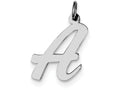 FJC Finejewelers Sterling Silver Large Script Initial A Charm