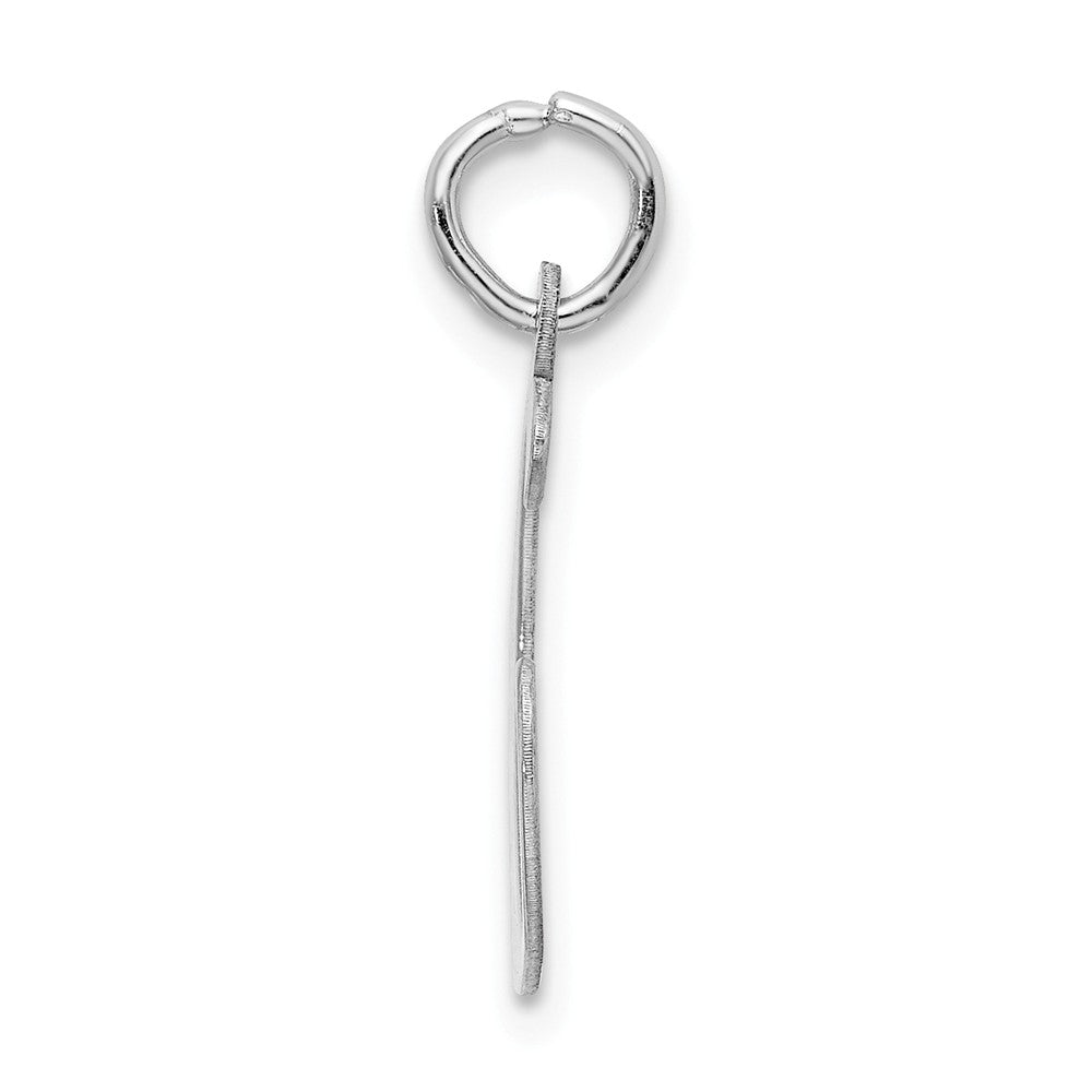FJC Finejewelers Sterling Silver Medium Artisian Block Initial G Charm