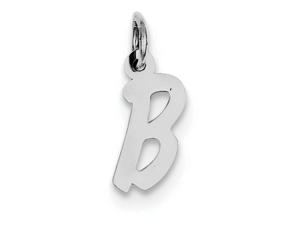 FJC Finejewelers Sterling Silver Small Initial B Charm
