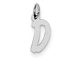 FJC Finejewelers Sterling Silver Small Initial D Charm