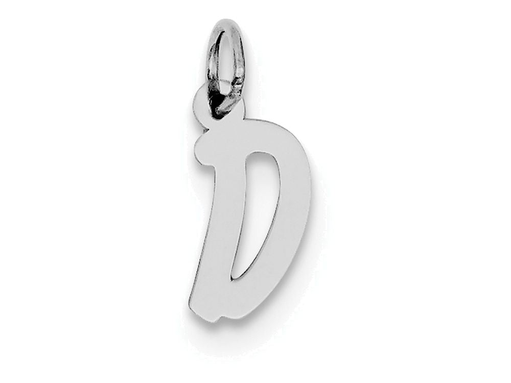 FJC Finejewelers Sterling Silver Small Initial D Charm