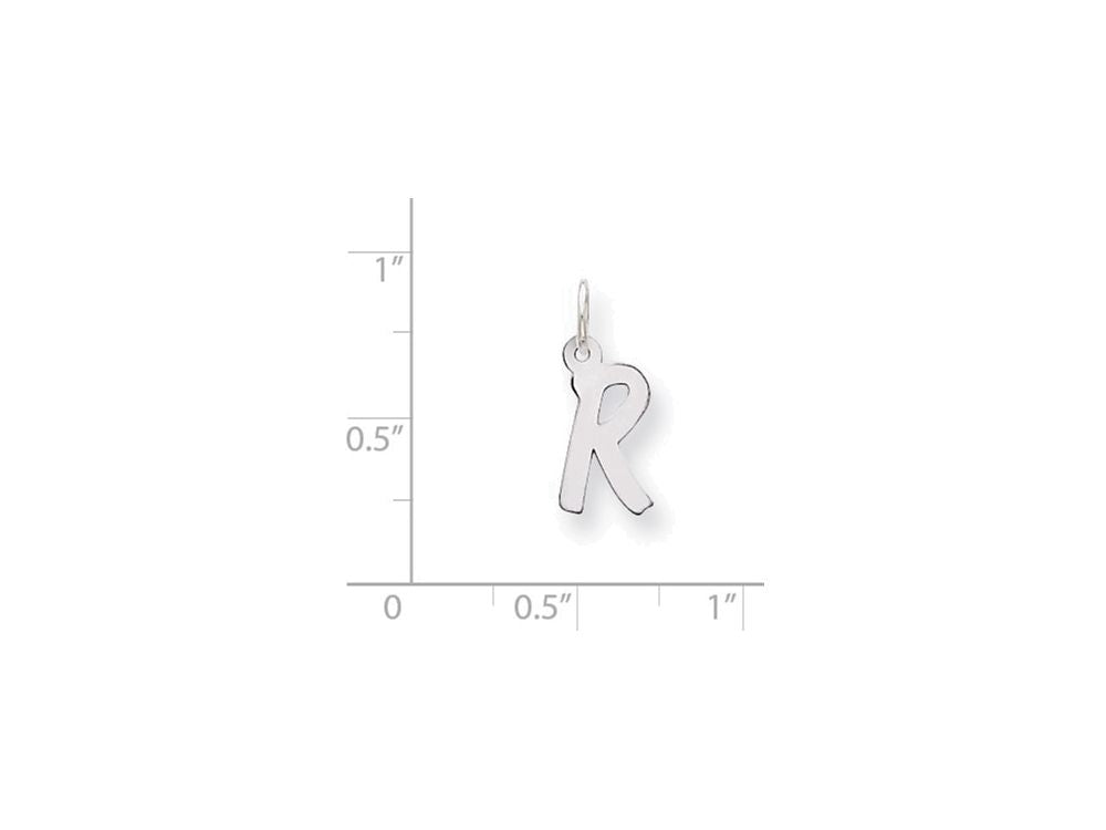 FJC Finejewelers Sterling Silver Small Initial R Charm