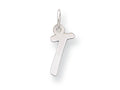 FJC Finejewelers Sterling Silver Small Initial T Charm