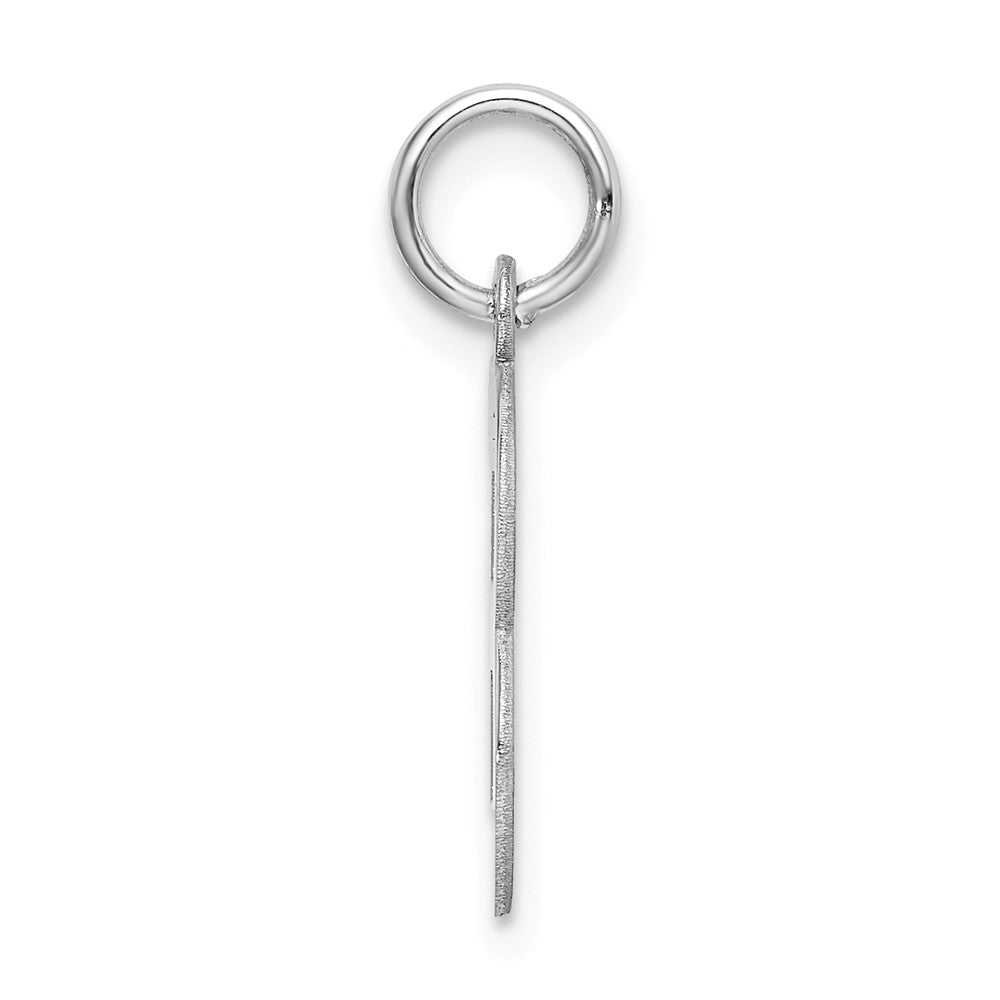 FJC Finejewelers Sterling Silver Medium Block Initial B Charm