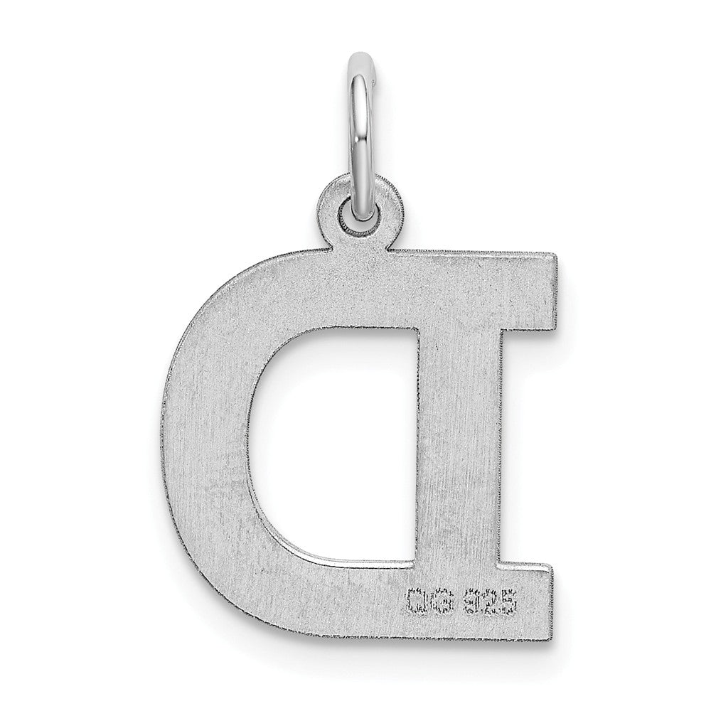FJC Finejewelers Sterling Silver Medium Block Initial D Charm
