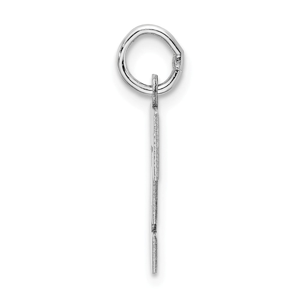 FJC Finejewelers Sterling Silver Medium Block Initial F Charm