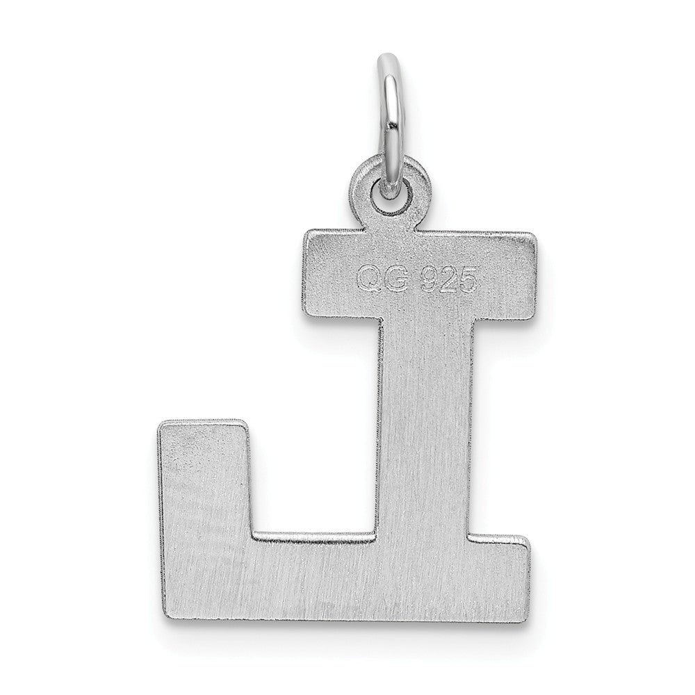 FJC Finejewelers Sterling Silver Medium Block Initial L Charm