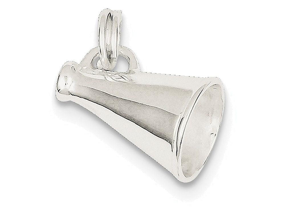 FJC Finejewelers Sterling Silver Megaphone Charm
