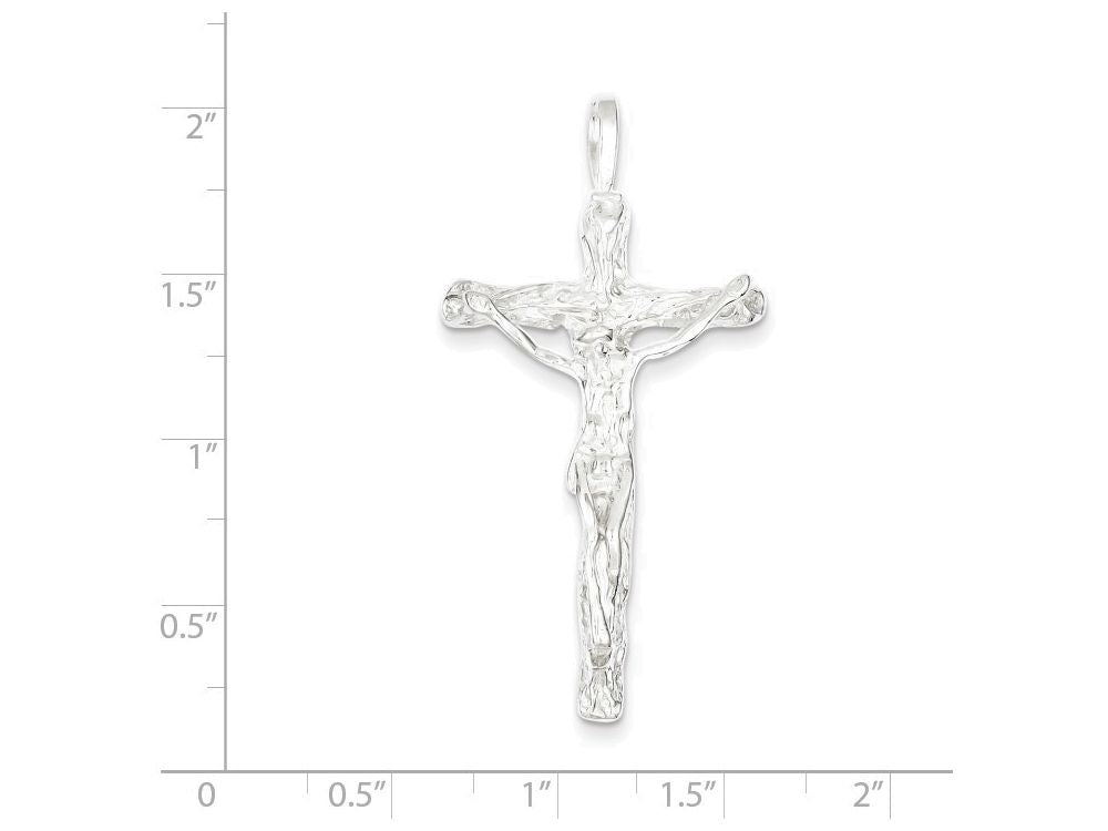 FJC Finejewelers Sterling Silver Crucifix Pendant Necklace - Chain Included