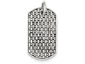 FJC Finejewelers Sterling Silver Dog Tag Pendant Necklace - Chain Included