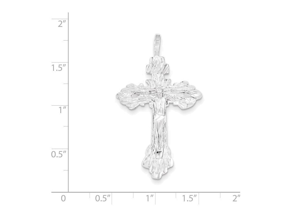 FJC Finejewelers Sterling Silver Crucifix Pendant Necklace - Chain Included