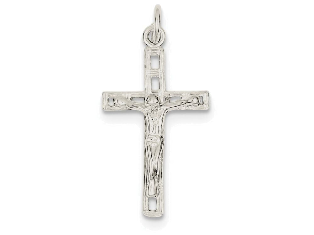 FJC Finejewelers Sterling Silver Crucifix Pendant Necklace - Chain Included