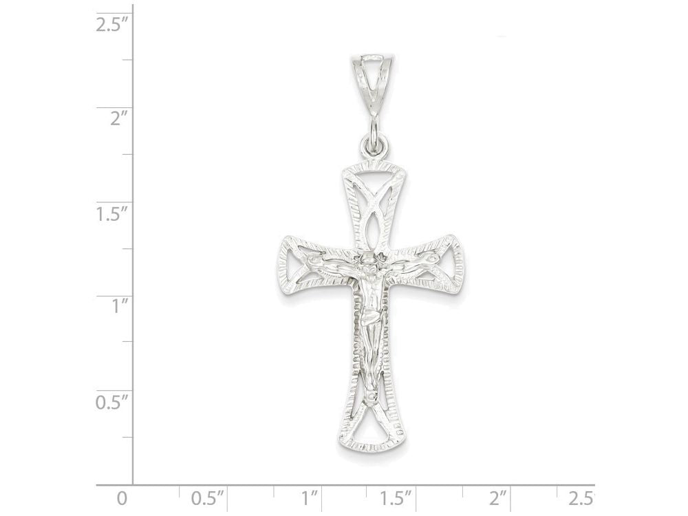 FJC Finejewelers Sterling Silver Crucifix Pendant Necklace - Chain Included