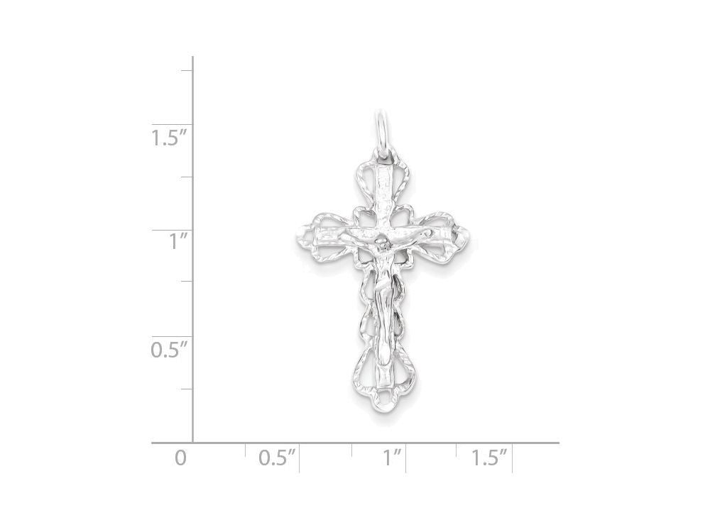 FJC Finejewelers Sterling Silver Crucifix Pendant Necklace - Chain Included