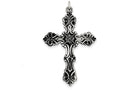 FJC Finejewelers Sterling Silver Antiqued Cross Pendant Necklace - Chain Included
