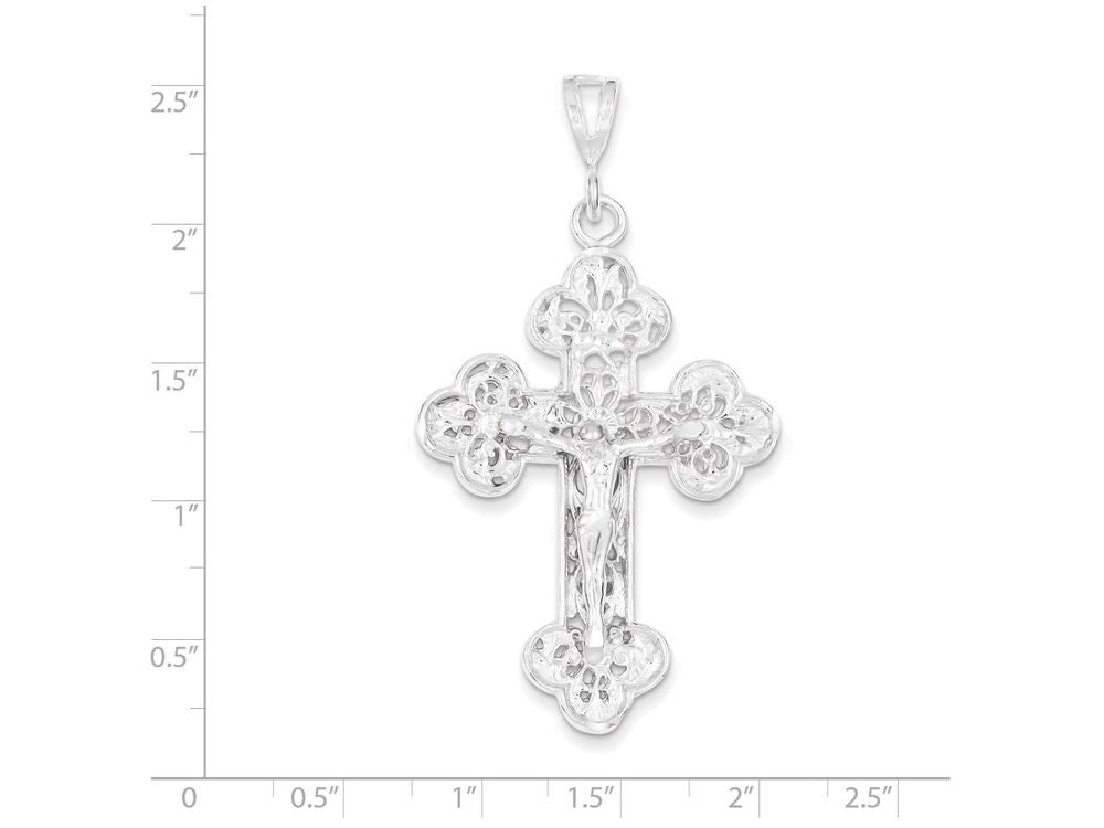 FJC Finejewelers Sterling Silver Crucifix Pendant Necklace - Chain Included