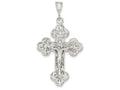 FJC Finejewelers Sterling Silver Crucifix Pendant Necklace - Chain Included