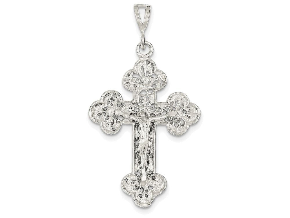 FJC Finejewelers Sterling Silver Crucifix Pendant Necklace - Chain Included