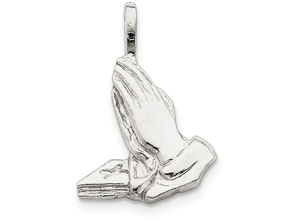 FJC Finejewelers Sterling Silver Praying Hands Charm