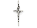 FJC Finejewelers Sterling Silver Antiqued Inri Crucifix Pendant Necklace - Chain Included