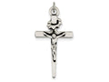 FJC Finejewelers Sterling Silver Antiqued Crucifix Pendant Necklace - Chain Included