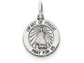 FJC Finejewelers Sterling Silver Antiqued Infant Of Prague Medal Pendant Necklace - Chain Included