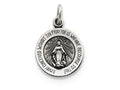 FJC Finejewelers Sterling Silver Antiqued Miraculous Medal Pendant Necklace - Chain Included