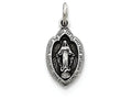 FJC Finejewelers Sterling Silver Antiqued Miraculous Medal Pendant Necklace - Chain Included