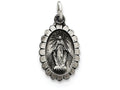 FJC Finejewelers Sterling Silver Antiqued Miraculous Medal Pendant Necklace - Chain Included