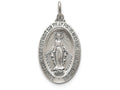 FJC Finejewelers Sterling Silver Miraculous Medal Pendant Necklace - Chain Included