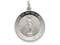 FJC Finejewelers Sterling Silver Miraculous Medal Pendant Necklace - Chain Included