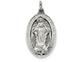 FJC Finejewelers Sterling Silver Miraculous Medal Pendant Necklace - Chain Included